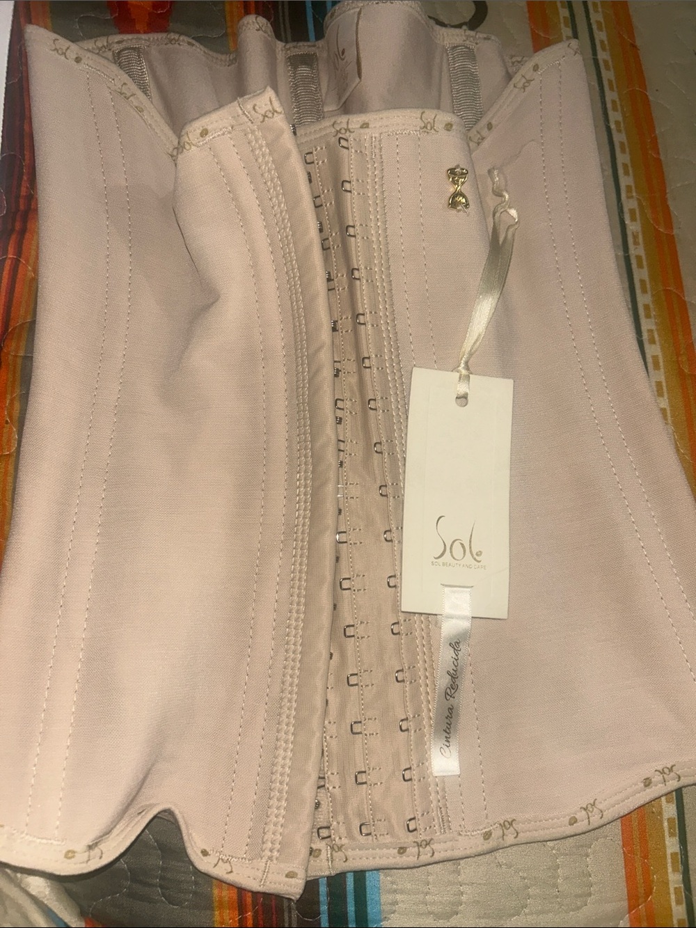 Sol Waist Trainer Corset in Light Blush